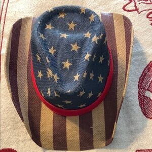 Patriotic Star and Stripe Cowboy Hat